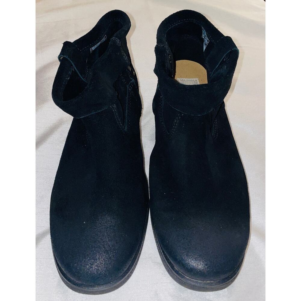 UGG Josefene Cuff‎ Ankle Boots in Black Suede - Women's Size 10 - S/N 1130525